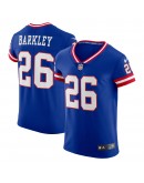 Saquon Barkley New York Giants Nike Classic Vapor Elite Player Jersey - Royal