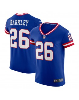 Saquon Barkley New York Giants Nike Classic Vapor Elite Player Jersey - Royal