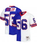 Lawrence Taylor New York Giants Mitchell & Ness 1986 Split Legacy Replica Jersey - Royal/White