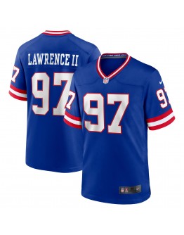 Dexter Lawrence II New York Giants Nike Classic Game Player Jersey - Royal