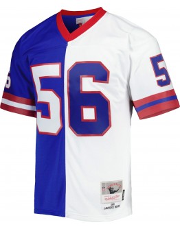 Lawrence Taylor New York Giants Mitchell & Ness 1986 Split Legacy Replica Jersey - Royal/White