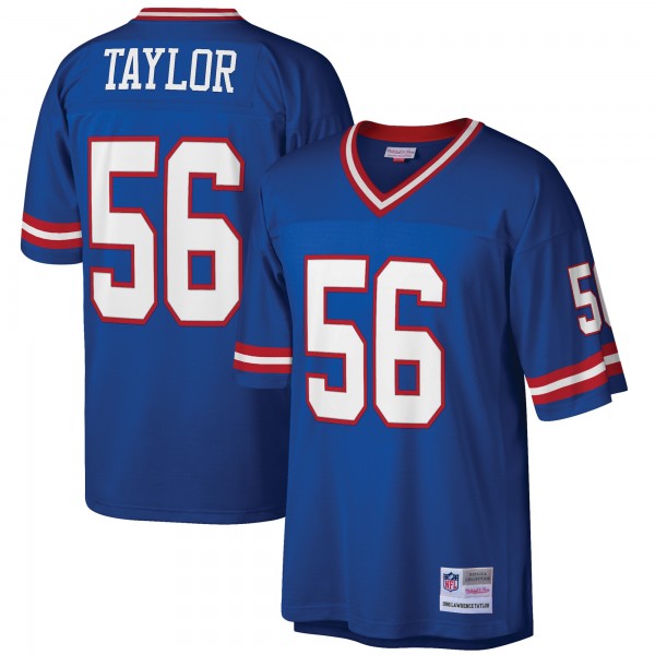 Lawrence Taylor New York Giants Mitchell & Ness Big & Tall 1986 Retired Player Replica Jersey - Royal