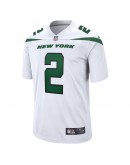 Zach Wilson New York Jets Nike White Game Jersey - White