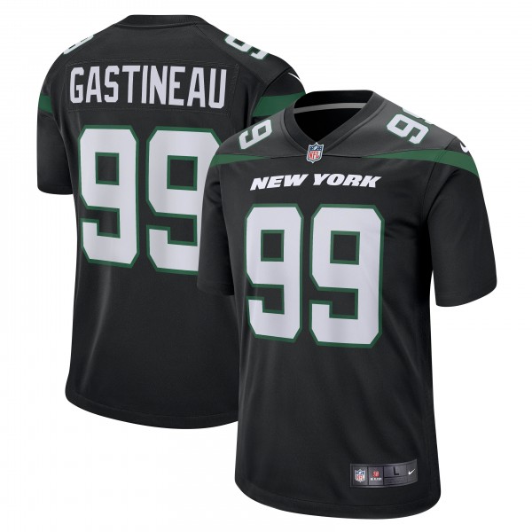 Mark Gastineau Nike New York Jets Game Jersey - Stealth Black