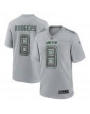 Aaron Rodgers New York Jets Nike Atmosphere Fashion Game Jersey - Heather Gray