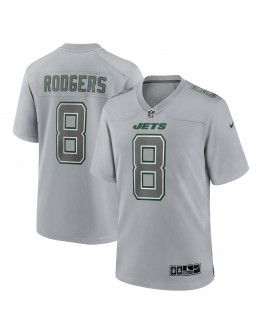 Aaron Rodgers New York Jets Nike Atmosphere Fashion Game Jersey - Heather Gray