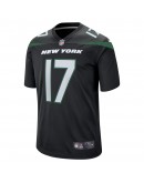 Garrett Wilson New York Jets Nike Alternate Game Player Jersey - Stealth Black