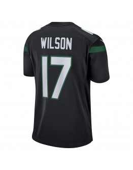 Garrett Wilson New York Jets Nike Alternate Game Player Jersey - Stealth Black