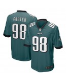 Jalen Carter Philadelphia Eagles Nike 2023 NFL Draft First Round Pick Game Jersey - Midnight Green