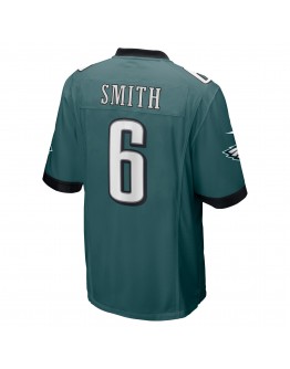 DeVonta Smith Philadelphia Eagles Nike Super Bowl LVII Patch Game Jersey - Midnight Green