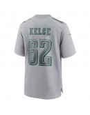 Jason Kelce Philadelphia Eagles Nike Super Bowl LVII Patch Atmosphere Fashion Game Jersey - Gray