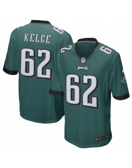 Jason Kelce Philadelphia Eagles Nike Game Jersey - Midnight Green