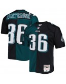 Brian Westbrook Philadelphia Eagles Mitchell & Ness 2004 Split Legacy Replica Jersey - Midnight Green/Black