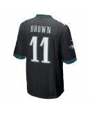 A.J. Brown Philadelphia Eagles Nike Game Jersey - Black