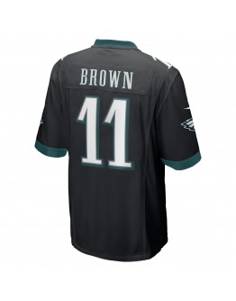 A.J. Brown Philadelphia Eagles Nike Game Jersey - Black