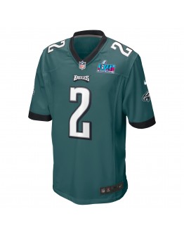 Darius Slay Jr. Philadelphia Eagles Nike Super Bowl LVII Patch Game Jersey - Midnight Green