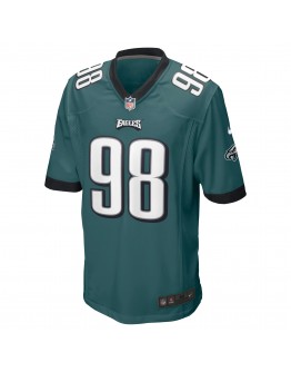 Jalen Carter Philadelphia Eagles Nike 2023 NFL Draft First Round Pick Game Jersey - Midnight Green