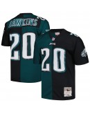 Brian Dawkins Philadelphia Eagles Mitchell & Ness 2004 Split Legacy Replica Jersey - Midnight Green/Black