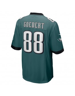 Dallas Goedert Philadelphia Eagles Nike Super Bowl LVII Patch Game Jersey - Midnight Green