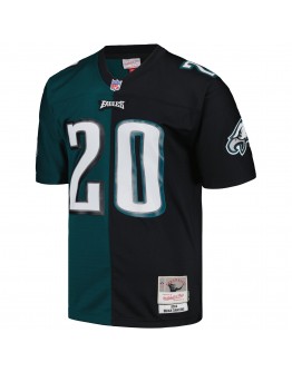 Brian Dawkins Philadelphia Eagles Mitchell & Ness 2004 Split Legacy Replica Jersey - Midnight Green/Black