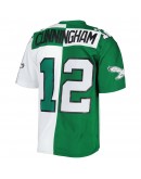 Randall Cunningham Philadelphia Eagles Mitchell & Ness 1990 Split Legacy Replica Jersey - Kelly Green/White