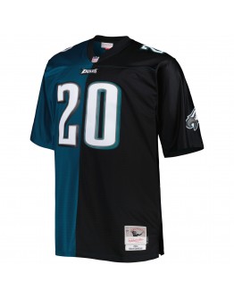 Brian Dawkins Philadelphia Eagles Mitchell & Ness Big & Tall Split Legacy Retired Player Replica Jersey - Midnight Green/Black