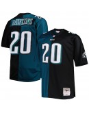 Brian Dawkins Philadelphia Eagles Mitchell & Ness Big & Tall Split Legacy Retired Player Replica Jersey - Midnight Green/Black