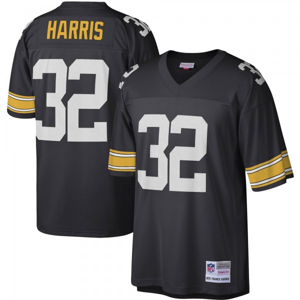 Franco Harris Pittsburgh Steelers Mitchell & Ness Legacy Replica Jersey - Black