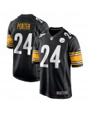 Joey Porter Jr. Pittsburgh Steelers Nike 2023 NFL Draft Pick Game Jersey - Black