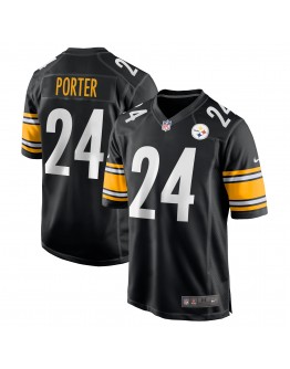 Joey Porter Jr. Pittsburgh Steelers Nike 2023 NFL Draft Pick Game Jersey - Black