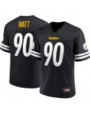 Men's T.J. Watt Black Pittsburgh Steelers Replica Player Jersey