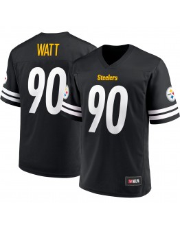 Men's T.J. Watt Black Pittsburgh Steelers Replica Player Jersey