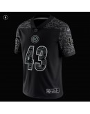 Troy Polamalu Pittsburgh Steelers Nike Retired Player RFLCTV Limited Jersey - Black