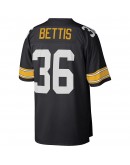 Jerome Bettis Pittsburgh Steelers Mitchell & Ness Big & Tall 1996 Retired Player Replica Jersey - Black