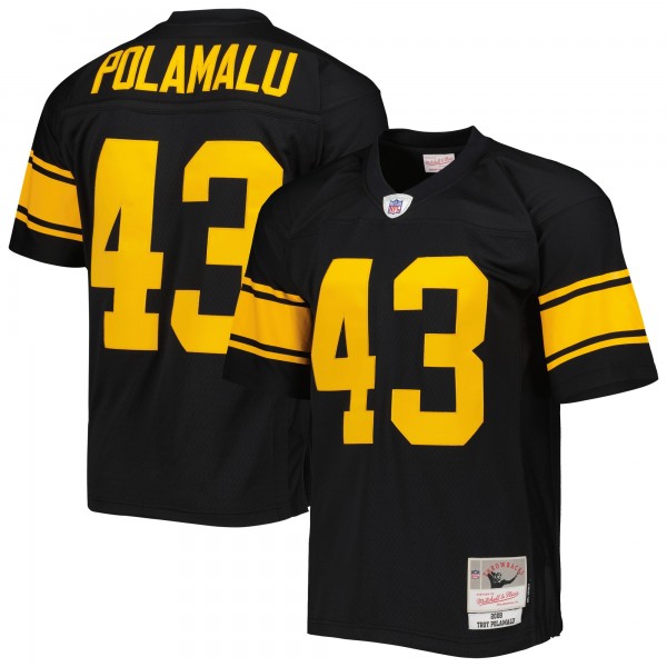 Troy Polamalu Pittsburgh Steelers Mitchell & Ness Alternate 2008 Legacy Replica Jersey - Black