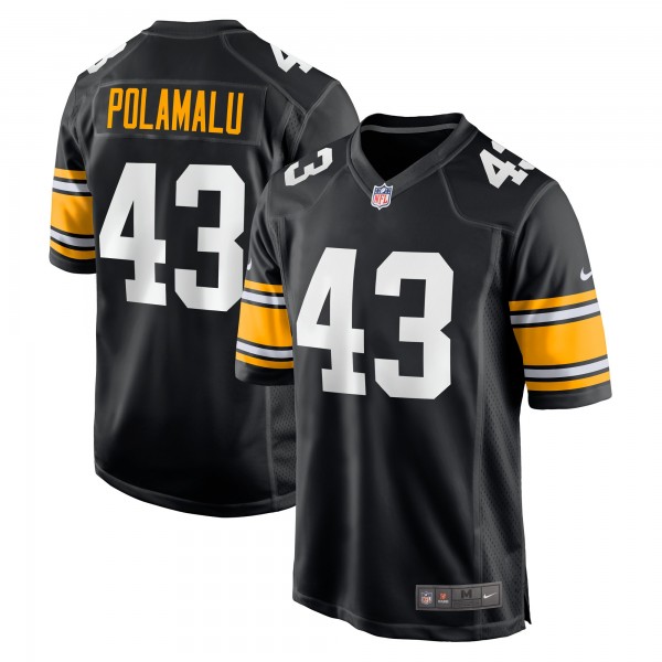 Troy Polamalu Pittsburgh Steelers Nike Retired Player Jersey - Black