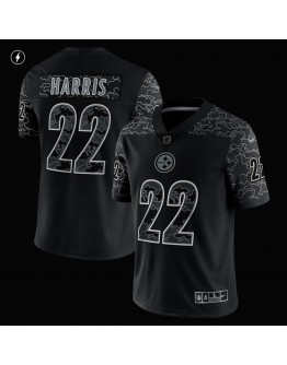 Najee Harris Pittsburgh Steelers Nike RFLCTV Limited Jersey - Black