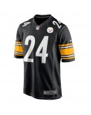 Joey Porter Jr. Pittsburgh Steelers Nike 2023 NFL Draft Pick Game Jersey - Black