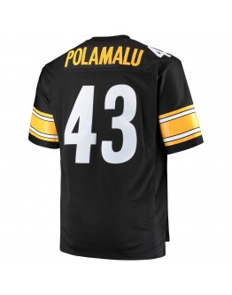 Troy Polamalu Pittsburgh Steelers Mitchell & Ness Big & Tall 2005 Retired Player Replica Jersey - Black