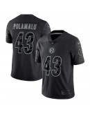 Troy Polamalu Pittsburgh Steelers Nike Retired Player RFLCTV Limited Jersey - Black