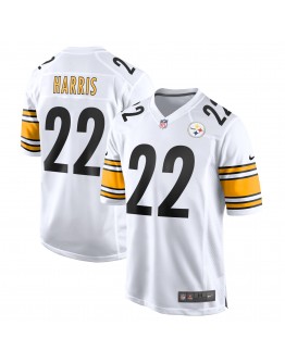 Najee Harris Pittsburgh Steelers Nike Game Jersey - White