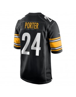 Joey Porter Jr. Pittsburgh Steelers Nike 2023 NFL Draft Pick Game Jersey - Black