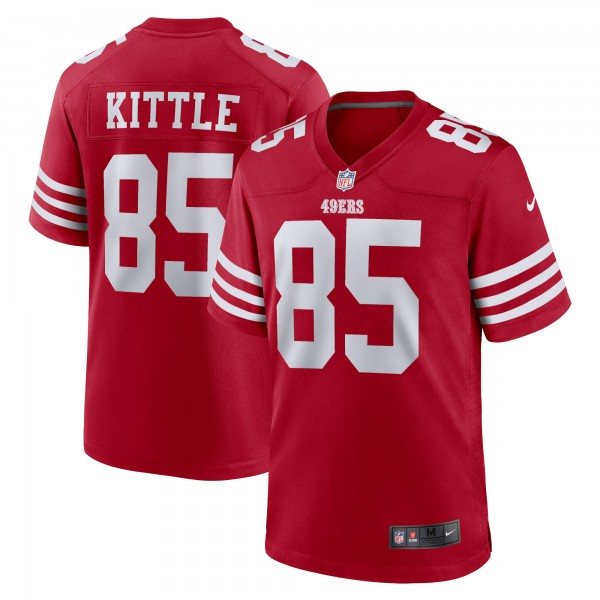 George Kittle San Francisco 49ers Nike Team Game Jersey - Scarlet