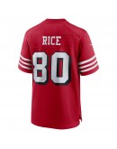 Jerry Rice San Francisco 49ers Nike Retired Alternate Game Jersey - Scarlet