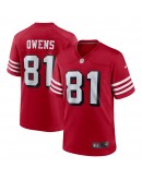 Terrell Owens San Francisco 49ers Nike Retired Alternate Game Jersey - Scarlet