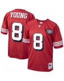 Steve Young San Francisco 49ers Mitchell & Ness 1994 Authentic Throwback Retired Player Jersey - Scarlet