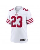 Christian McCaffrey San Francisco 49ers Nike Game Player Jersey - White