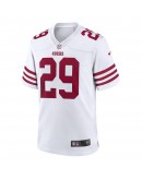 Talanoa Hufanga San Francisco 49ers Nike Away Game Player Jersey - White