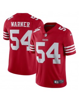 Fred Warner San Francisco 49ers Nike Vapor Limited Jersey - Scarlet