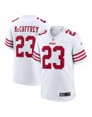 Christian McCaffrey San Francisco 49ers Nike Game Player Jersey - White